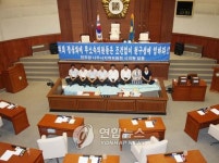 원 구성 못하고 텅빈 나주시의회 본회의장