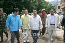 국무총리 호우피해지역 방문