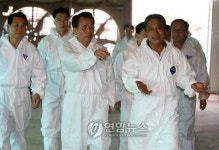 한 총리 AI관련 양계농가 시찰