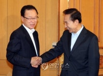 이 대통령과 박 대표 오찬 회동