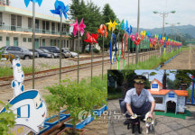 강아지역장이 지키는 동화세상 점촌역