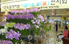 고객에게 향기로운  꽃향기를