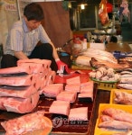 재래시장 상인 한숨