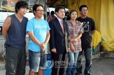 부산시장, 영화 `해운대 촬영현장 방문