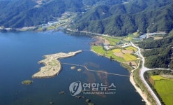 양구 파로호에 대형 인공습지 `눈길