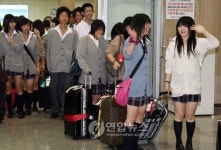 제주 첫 방문한 日 고교수학여행단