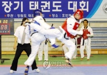 강원경찰청장기 태권도대회 열려