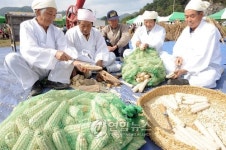 원주 신림서 전통 잡곡축제 열려