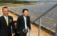 고창 태양광발전소 준공..年 2만600㎿ 생산