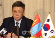 한-몽골 총리회담 마친 바야르 몽골 총리
