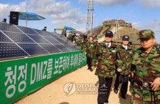 최전방 가칠봉OP 태양광 발전시대 열려