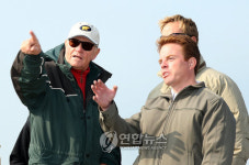 잭 니클라우스, 자신이 직접 설계한 송도 골프클럽 현장 방문