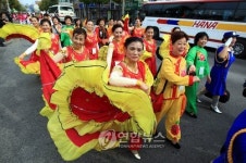 2008 국제노인문화예술제 거리행진