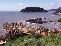 백수해안도로 산책로