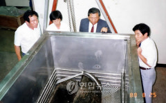 다호리 통나무 목관 20년만에 공개