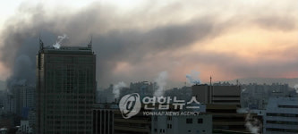 서울 종로 신진시장에 큰 불