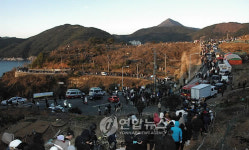 2008년 거제 몽돌개 해맞이 인파