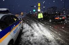 부분 통제되는 미시령 동서관통도로