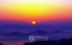 기축년 새해 남해안 첫 일출..거제 오전 7시33분