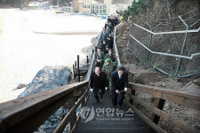 삼척 증산~추암 해안 산책로 준공