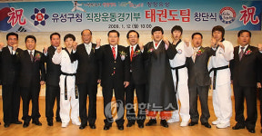 대전 유성구, 직장부 태권도팀 창단