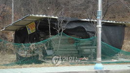 강호순이 장사를 했다는 원두막 가건물