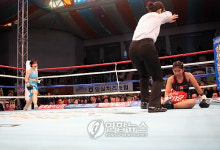 세계여자프로복싱, 김지영 레프트 훅