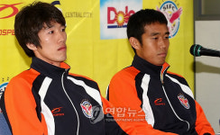 성남 일화 김정우와 조병국