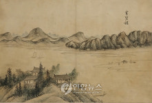 충주댐에 잠긴 청풍 한벽루