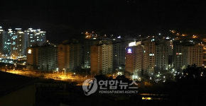 불꺼진 부산 정관신도시