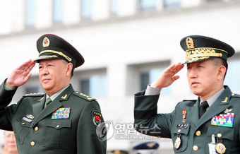 중국 총 참모장 방한 의장행사