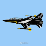 블랙이글 전용 항공기 3차원 이미지