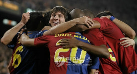 바르셀로나, R.마드리드 대파..우승 예약