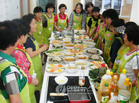 <카메라뉴스> 향토음식 배움 열기 가득