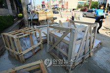 속초 도심 곳곳 공사..시민 불편
