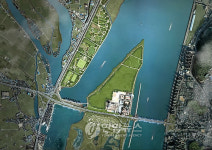 4대강 중 낙동강 하구둑 모습