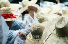 농협노조, 구조조정 저지 총력 결의대회