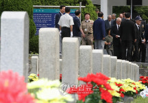 현충원 방문한 UN 참전용사
