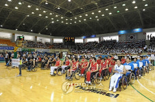 원주서 전국 휠체어 농구대회 열전