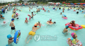 무더위에는 수영장이 최고