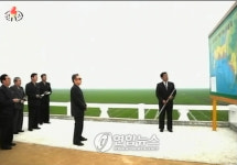 北김정일, 대계도간석지 현지지도