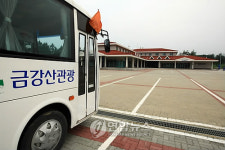 썰렁한 화진포 아산휴게소