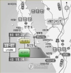대천항-안면도 연륙교 조감도