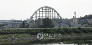 천안4산단 진입로 상징교량 모습 드러내