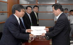 쌍용차사태, 협력업체 호소문 전달