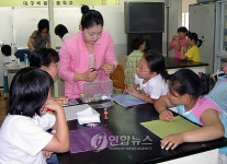방학 때 학교서 규방공예