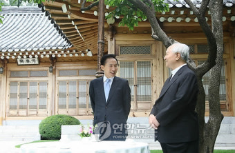 李대통령, 정진석 추기경과 오찬 회동