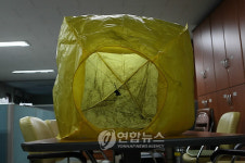 쌍용차노조 헬기 방해용 풍등 띄워