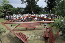 제주 산간 낙천마을 의자 테마공원 개장