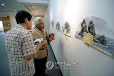 청송서 부채그림 전시회